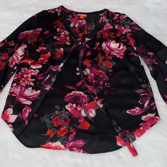 KIRNA ZABETE For Target Collection Floral Blouse ballon long sleeves Size XS 🌸 - Picture 3 of 8